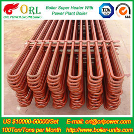 Oil Industry Heating Boiler Steam Super Heater 110 MW Rate Factor Heating Elements